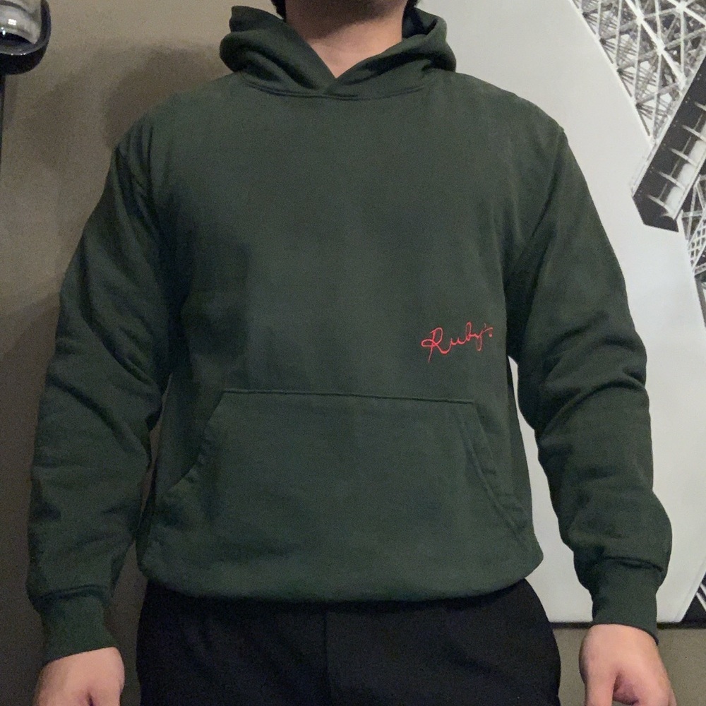 LA Apparel Forest Green Hoodie